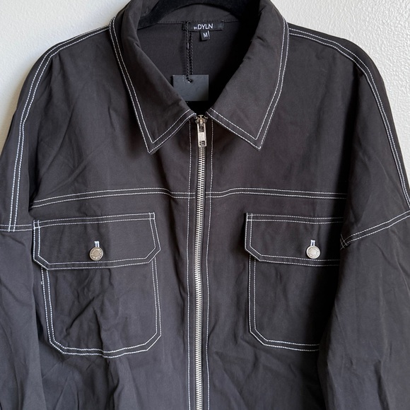 NWT Revolve by DYLN Vaeda Jacket in Licorice - Picture 3 of 8